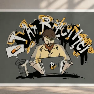 "I AM BITCOINER!" UNFRAMED Limited Edition – X/12