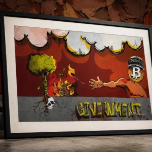 "GOVERNMENT, THE NEGATION OF LIBERTY!" Limited Edition – X/12