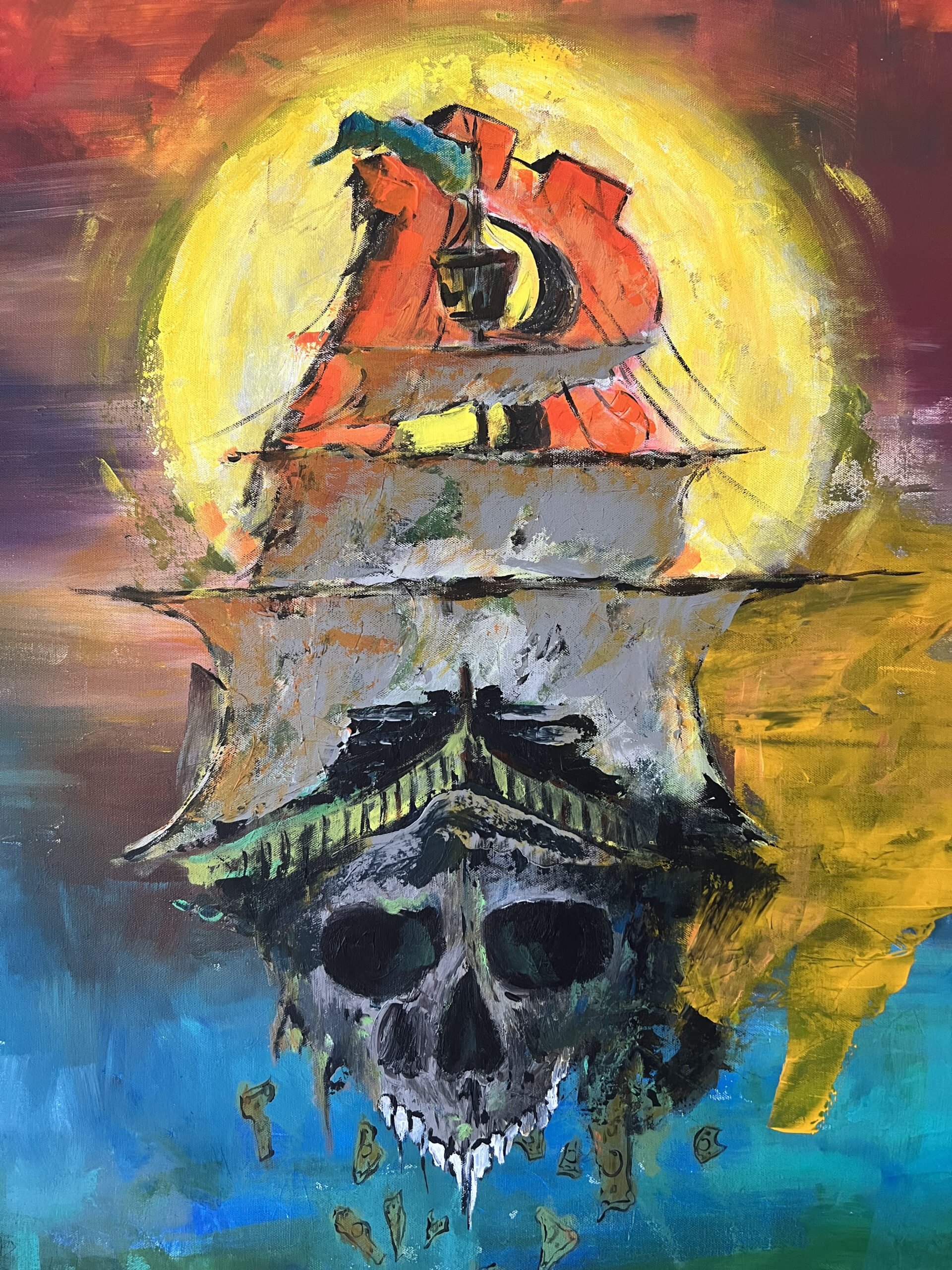 “BITCOIN RADIANCE!” ORIGINAL - Image 3