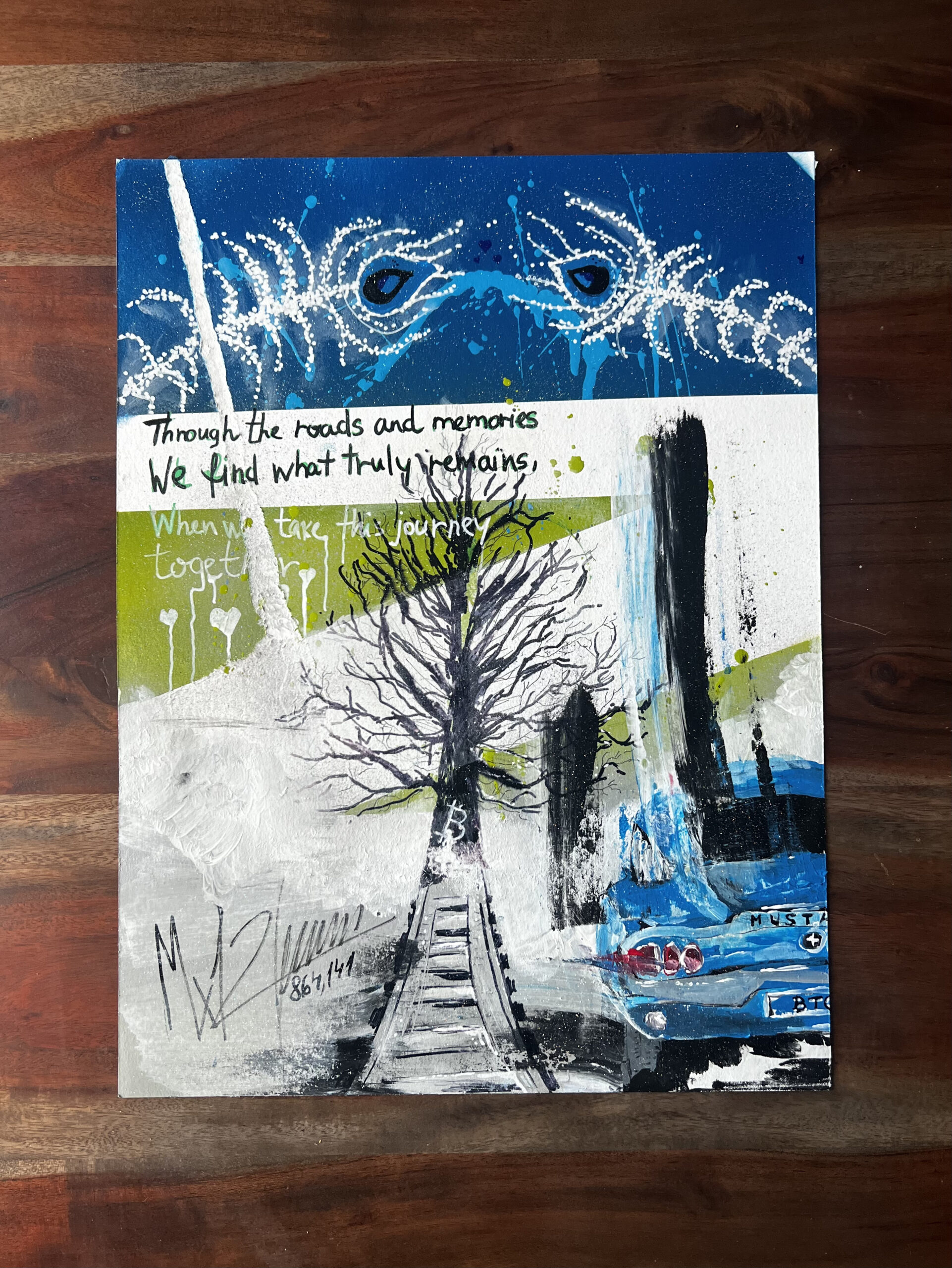 "BETWEEN ROADS AND MEMORIES!" ORIGINAL - Image 2
