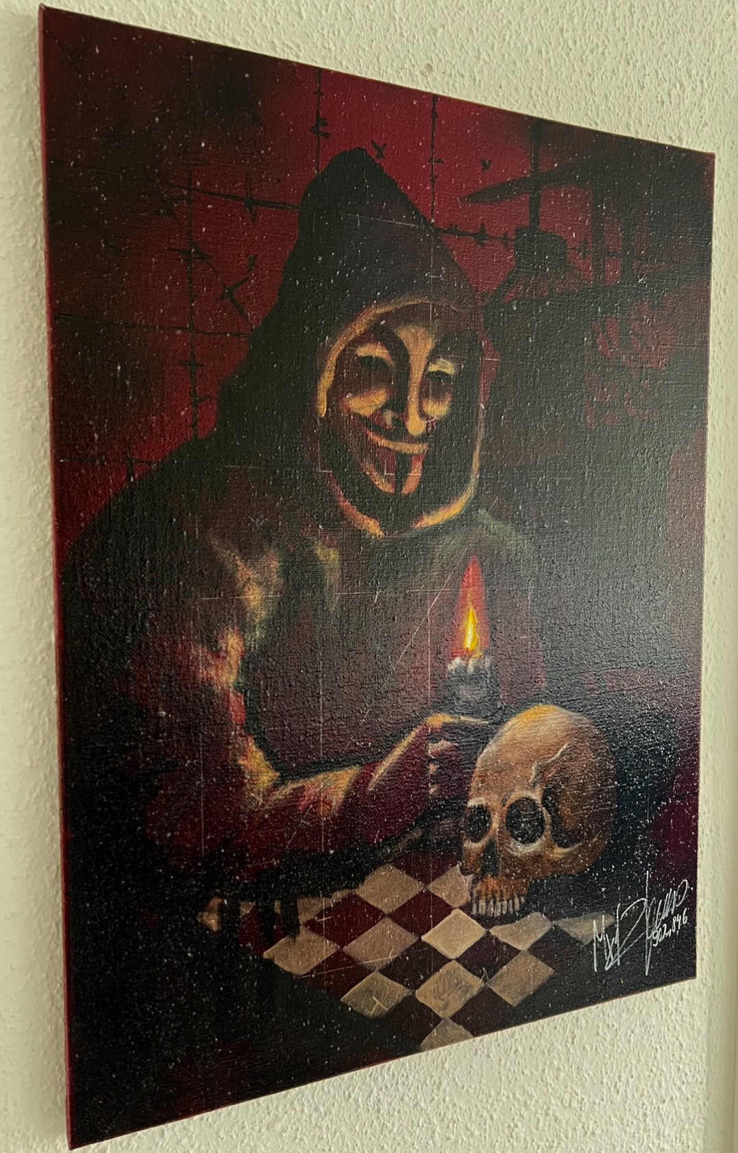 "LAST GAME" — ORIGINAL 1/1 ACRYLIC - Image 2