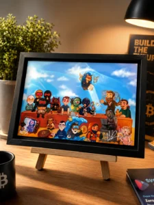Cyberpunk 21 Limited Edition Print, large format displayed
