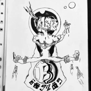 “Pieces” – Hospital Sketch (1/1 Original)